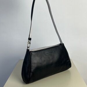 Vintage | Levenger | Two-Tone Mini Handbag | Black & White